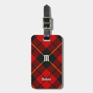 Etiqueta De Bagagem Clan Wallace Tartan Luartigo