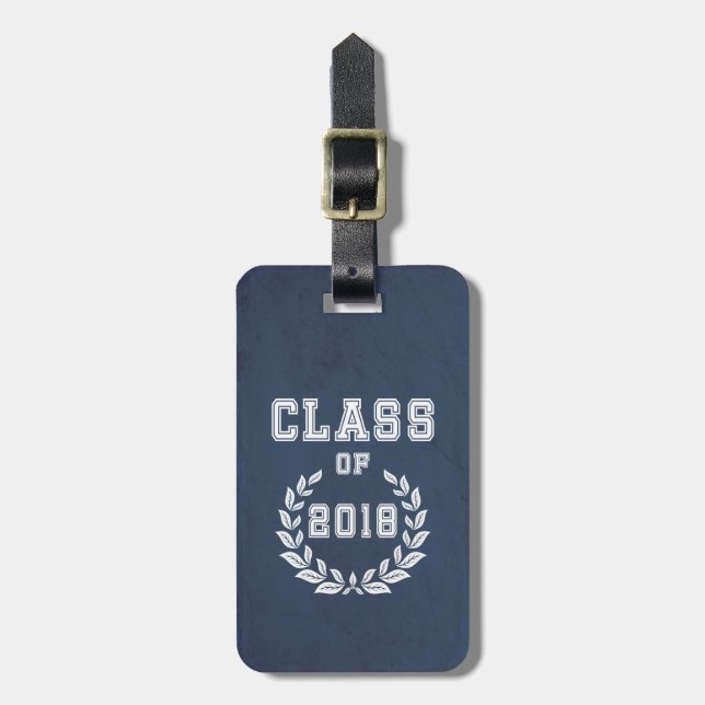 Etiqueta De Bagagem Classe de 2018 (Frente Vertical)
