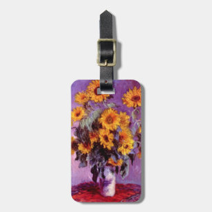 Etiqueta De Bagagem Claude Monet: Girassóis