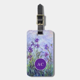 Etiqueta De Bagagem Claude Monet - Íris Lilases / Iris Mauves