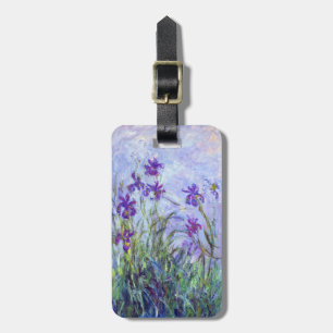 Etiqueta De Bagagem Claude Monet - Íris Lilases / Iris Mauves
