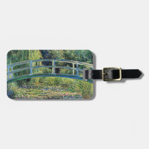 Etiqueta De Bagagem Claude Monet - Lago de Nenúfares e Ponte Japonesa