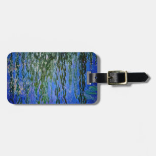 Etiqueta De Bagagem Claude Monet - Nenúfares com salgueiro chorão