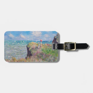 Etiqueta De Bagagem Claude Monet - Passeio na Falésia em Pourville