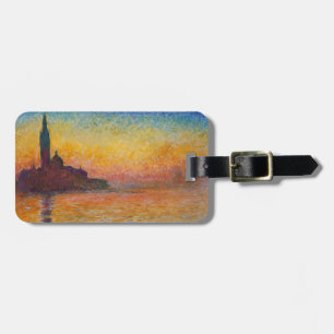 Etiqueta De Bagagem Claude Monet - San Giorgio Maggiore ao Crepúsculo