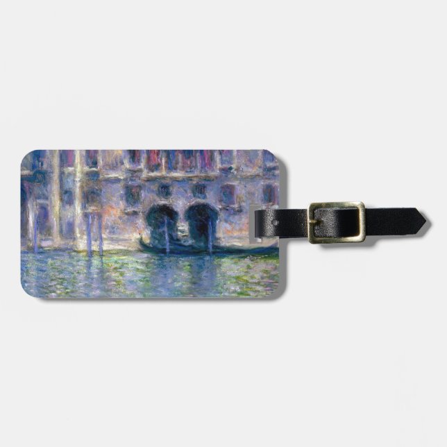 Etiqueta De Bagagem Claude Monet Veneza (Frente Horizontal)