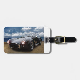 Etiqueta De Bagagem Cobra antiga na praia
