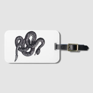 Etiqueta De Bagagem Cobra Crotalus Cascavella (Víbora Pitão Venenosa)
