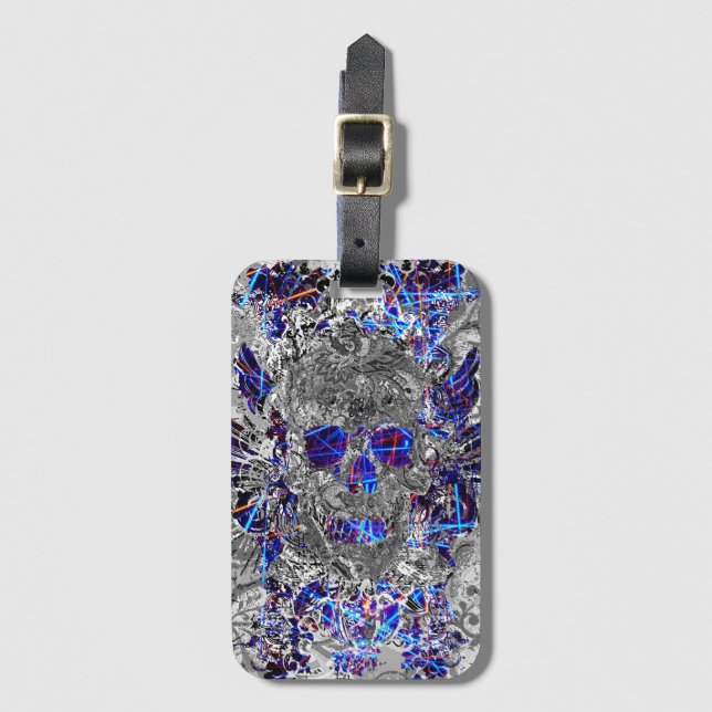 Etiqueta De Bagagem Cobrir branco-preto branco-branco, branco-branco,  (Frente Vertical)