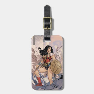 Etiqueta De Bagagem Cobrir de banda desenhada da Mulher Maravilha nº