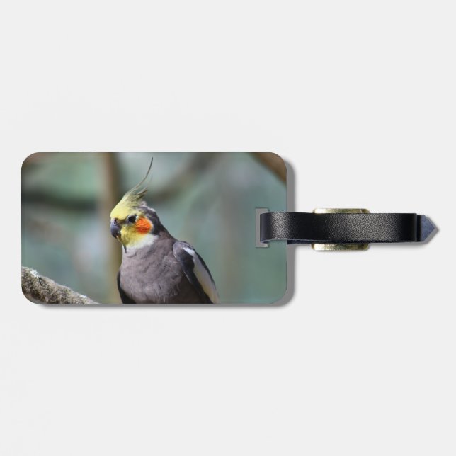 Etiqueta De Bagagem Cockatiel (Traseira Horizontal)