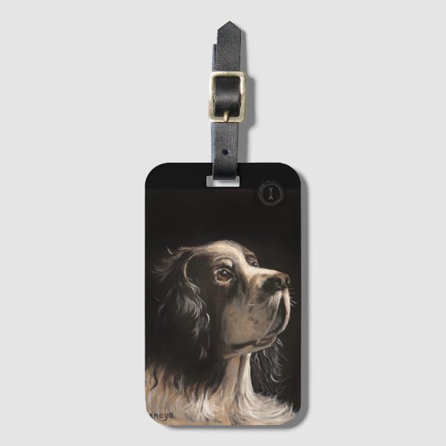 etiqueta de bagagem cocker spaniel (Frente Vertical)