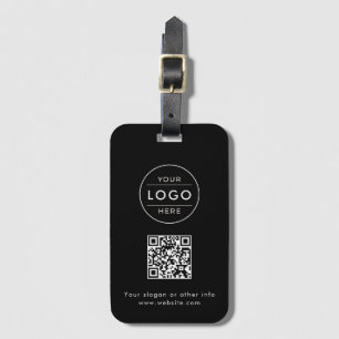 Etiqueta De Bagagem Código QR com Logotipo Empresarial Personalizado P