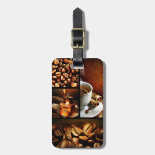 Etiqueta De Bagagem Colagem 2 do café