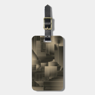 Etiqueta De Bagagem Colden Halls Art Deco