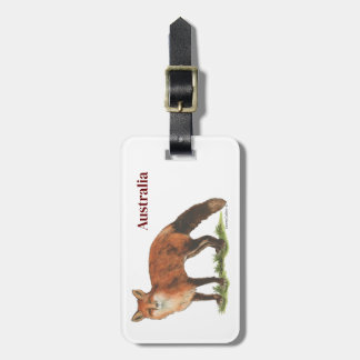 Etiqueta De Bagagem Collection Fox Luggage Tag
