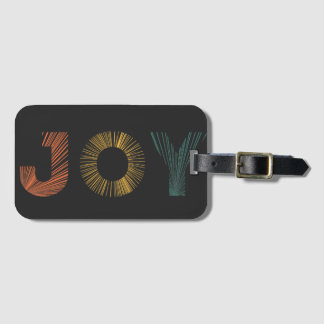Etiqueta De Bagagem Colorful Joy