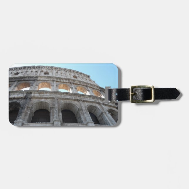 Etiqueta De Bagagem Colosseum- Roma (Frente Horizontal)