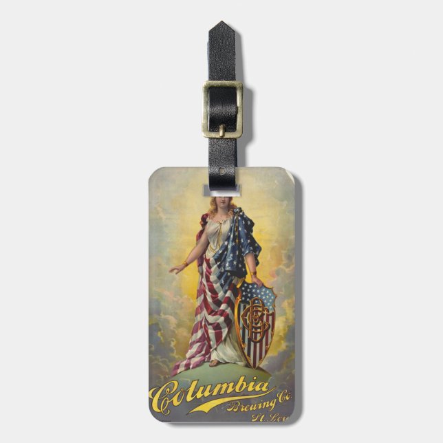 Etiqueta De Bagagem Columbia Brewing Co. Poster (Frente Vertical)