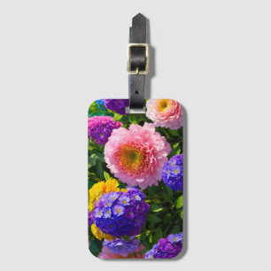 Etiqueta De Bagagem Combinação de Flores