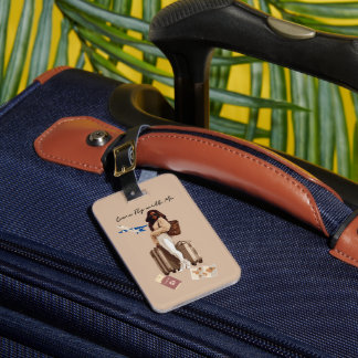 Etiqueta De Bagagem Come Fly With Me Luggage Tag