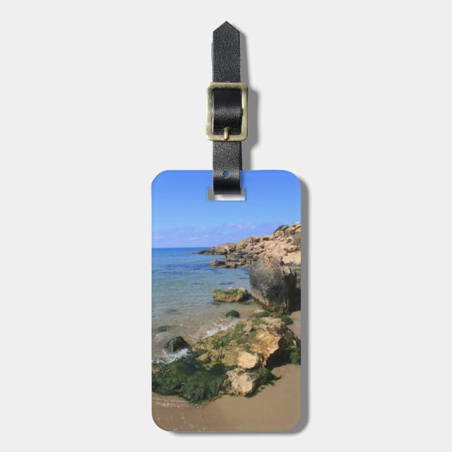 Etiqueta De Bagagem Compartimento Coral (Frente Vertical)