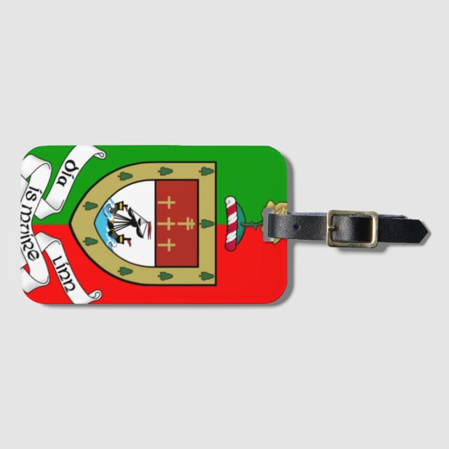 Etiqueta De Bagagem Condado de Mayo (Frente Horizontal)