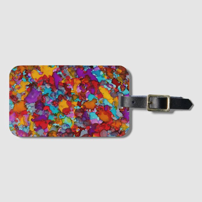 Etiqueta De Bagagem Confetti Dream (Frente Horizontal)