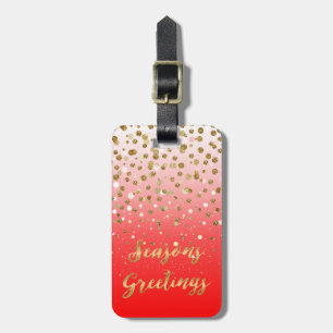 Etiqueta De Bagagem Confetti Xmas "Seasons Saudações"