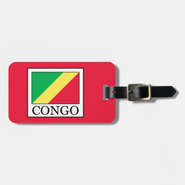 Etiqueta De Bagagem Congo (Frente Horizontal)