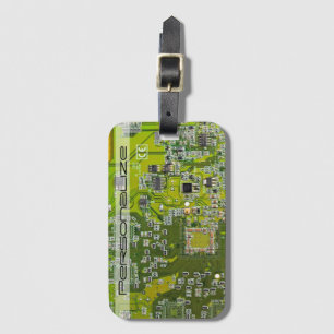 Etiqueta De Bagagem Conjunto de circuito impresso Circuito verde PCB C