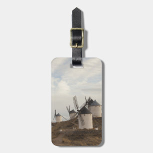 Etiqueta De Bagagem Consuegra, antigos moinhos de vento de La Mancha