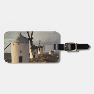 Etiqueta De Bagagem Consuegra, antigos moinhos de vento de La Mancha
