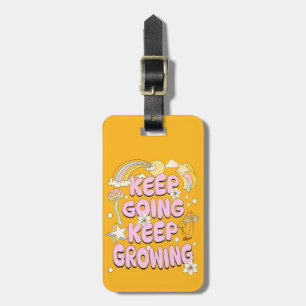 Etiqueta De Bagagem Continue crescendo