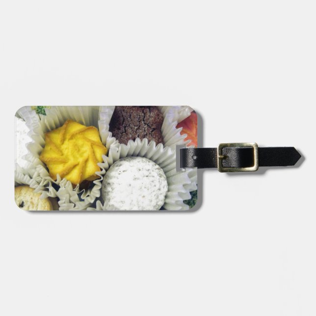 Etiqueta De Bagagem Cookies deliciosos (Frente Horizontal)
