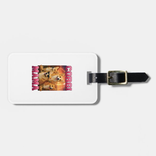 Etiqueta De Bagagem Cópia Corgi Cópia (Frente Horizontal)