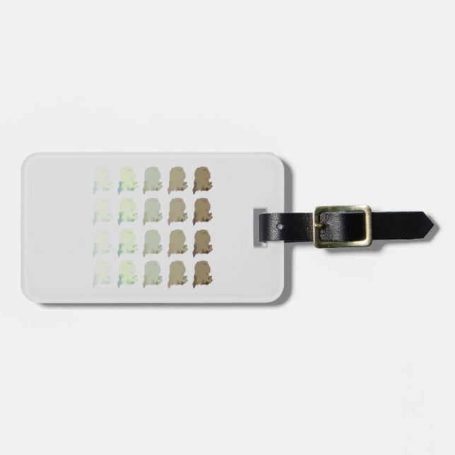 Etiqueta De Bagagem Copybara Capybara (Frente Horizontal)