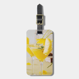 Etiqueta De Bagagem Coquetel de abacaxi e ginger Fresca