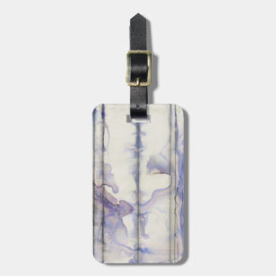 Etiqueta De Bagagem Cor de Água da Expressão Livre Violeta