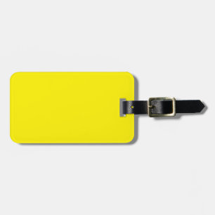 Etiqueta De Bagagem cor personalizado de cor sólida simples minimalist