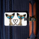 Etiqueta De Bagagem Coração bonito da cauda de gatos Siamese (Front Insitu 4)