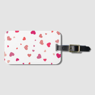 Etiqueta De Bagagem Corações - amor