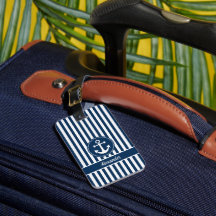 Cordas de Âncora Náutica Listras Azul Marinho Pers