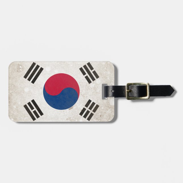 Etiqueta De Bagagem Coreia do Sul (Frente Horizontal)