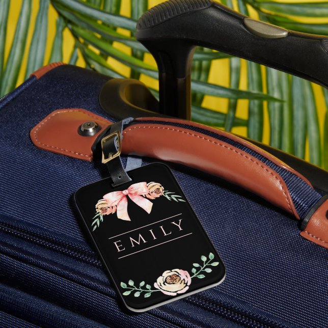 Etiqueta De Bagagem Cores d'água do arco (Frente Insitu 1)