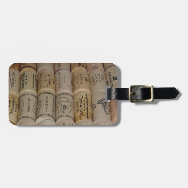 Etiqueta De Bagagem Cortiça (Frente Horizontal)