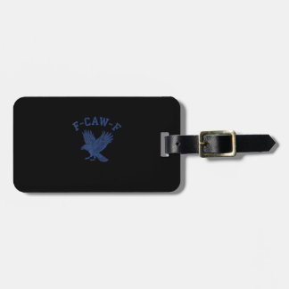 Etiqueta De Bagagem Corvo F-Caw-F Engraçado