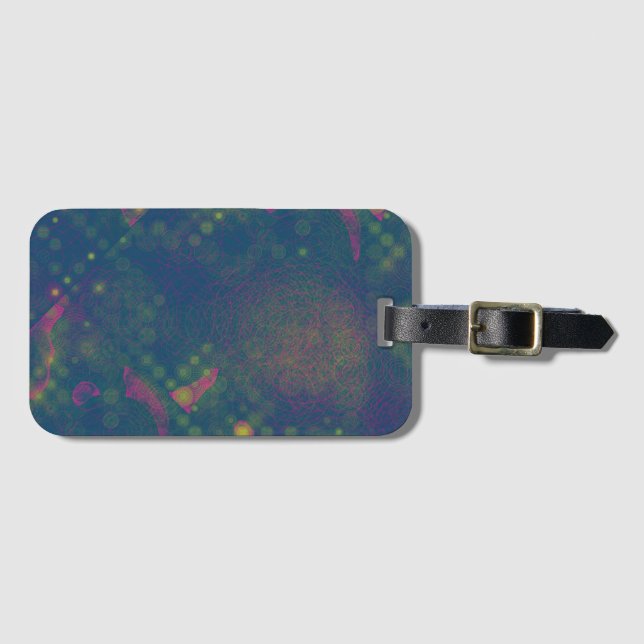 Etiqueta De Bagagem Cosmos (Frente Horizontal)