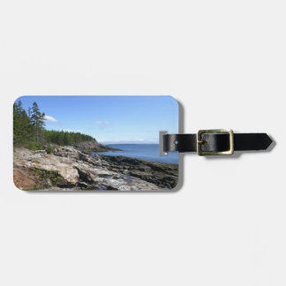 Etiqueta De Bagagem Costa da Ilha Bar no Parque Nacional de Acadia