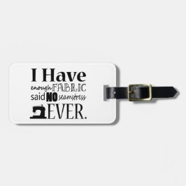 Etiqueta De Bagagem costura - Artesanatos de Tecido insuficientes